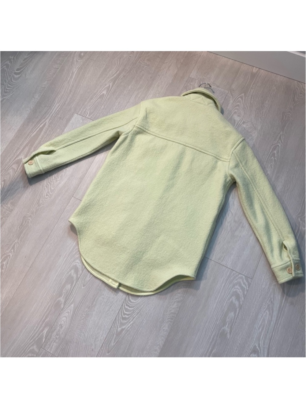 Wilfred Light Lime Oversized Shirt Jacket - Women - Picture 15 of 16